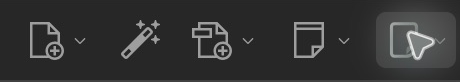 Zotero 文库工具栏,最右侧高亮按钮为 Scholar Sketch 入口
